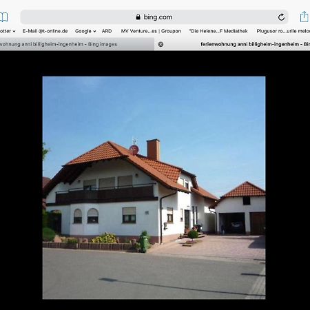 „Ferienwohnung Anni“ Billigheim-Ingenheim Экстерьер фото